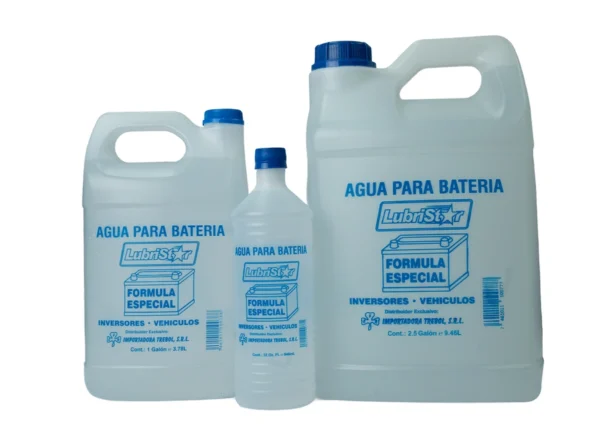 Agua para baternia